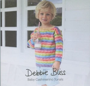 Baby Cashmerino Tonals -Debbie Bliss Knitting Pattern Book- 8 Designs Baby Child - Picture 1 of 9
