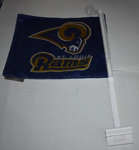 ST. LOUIS RAMS NFL FOOTBALL SPORTS CAR WINDOW FLAG Cover
