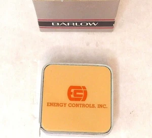 Cinta métrica de acero Energy Controls Minnesota vintage en caja de Barlow  - Imagen 1 de 7