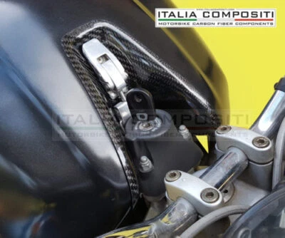 Protezione vano chiave Ducati Monster 620 / 695 - Fibra di carbonio - Imagem 1 de 4