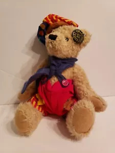 Dan dee Collectors Choice Teddybär hellbraun Cord Overall - Bild 1 von 8