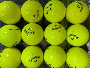 50 AAAAA+ Callaway Chrome Soft Yellow Golfbälle - Bild 1 von 2