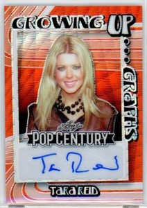 2023 Leaf Pop Century Tara Reid Auto Growing Up Graphs 2/3 Red Wave