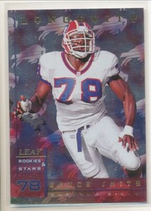 1998 Leaf Rookies & Stars Bruce Smith Longevity #50 02/50