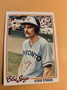 #521 Steve staggs Toronto Blue Jays    1978 Topps Baseball Card Cb16