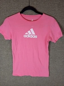 Girls Pink Adidas Short Sleeve T-shirt Size XL. T24 - Picture 1 of 6