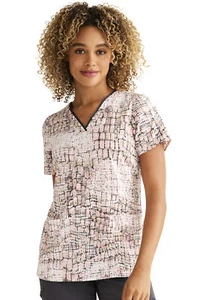 Healing Hands Purple Label Scrubs Women's Top 2266 LYSP Loving My Skin Free Ship - Picture 1 of 5