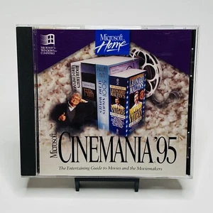 Microsoft Cinemania 95 Guide to Movies And Moviemakers Windows 95 3.1 Software - Picture 1 of 3