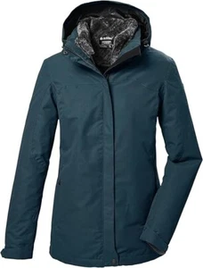 KILLTEC WOMENS KOW 303 3-IN-1 INSULATED SKI JACKET BREATHABLE WATERPROOF SIZE 8 - Picture 1 of 3