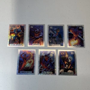 1994 Marvel Masterpiece 7 card lot SpiderMan Carnage Iron Man Daredevil - Picture 1 of 15