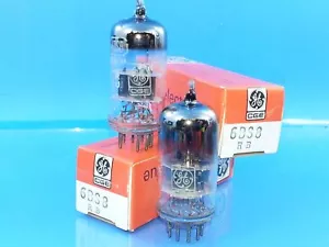 GE 6BS8 6BQ7A 6BZ7 TUBES MATCHED PAIR BP AMPLIFIER B&K 747B TESTED - Picture 1 of 7