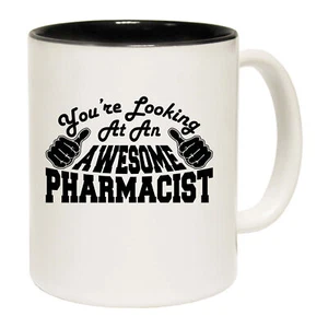 Youre Looking At An Awesome Pharmacist GIFT BOXED Funny Mugs Novelty Coffee Mug - Picture 1 of 5
