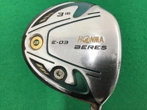 HONMA GOLF BERES E-03 3W Fairway Wood Flex-R 3STAR ARMRQ 8 45 No H/C F/S - Picture 1 of 6