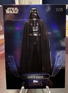 2025 Topps Disney Genesis Blue Foil 11/75 DARTH VADER #2 - Picture 1 of 3