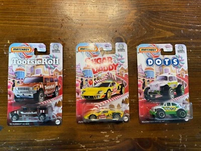 Matchbox 2024 Candy Series Ford GT 02 HUMMER , VOLKSWAGEN BEETLE 4X4 - Image 1 of 2