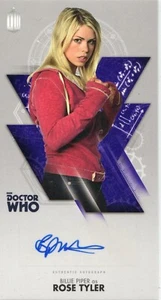 BILLIE PIPER autograph trading card, 10TH DOCTOR WHO ADVENTURES WIDEVISION - Picture 1 of 2