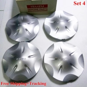 Hub Center Cap ISUZU D-Max V-cross 17" Set 4X Genuine Cover Wheel PICK-UP Silver - Picture 1 of 12