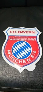 Aufkleber FC Bayern München E.V. Deutscher Meister 1981 - Bild 1 von 1