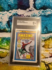 1990 IMPEL MARVEL #126 AMAZING FANTASY SPIDER-MAN MVC #15 SGC 9 MT PSA OR BGS EQ