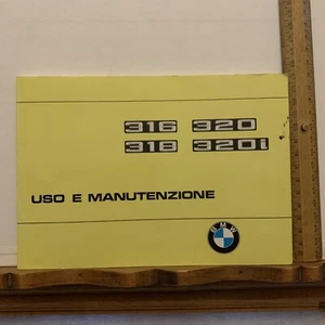 Libretto uso e manutenzione BMW 316/318/320/320i 1975 Originale - Foto 1 di 9