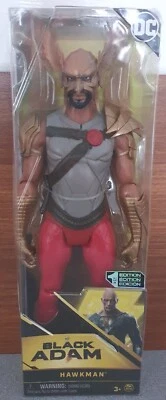 Black Adam Hawkman 12" figure 2022 NIB First edition Spin Master DC Comics Foto 1 de 4
