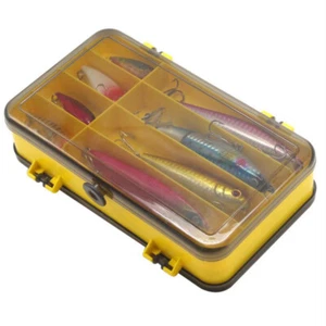Portable Waterproof Double-sided Fishing Tackle Box Fishing Lure Stor ZF - Picture 1 of 8