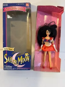 Muñeca Sailor Moon 11,5" Sailor Mars Raye Adventure Deluxe 1995 Bandai - Imagen 1 de 14