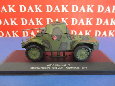 Diecast 1/43 Modellino Autoblindo AMD 35 Panhard 178 6eme Cuirassiers 1ere DLM - Immagine 1 di 4