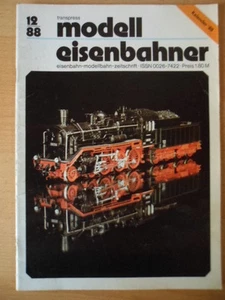 MODELLEISENBAHNER Dezember 12 - 1988 Modellbau Lokomotiven Reichsbahn DDR - Picture 1 of 1