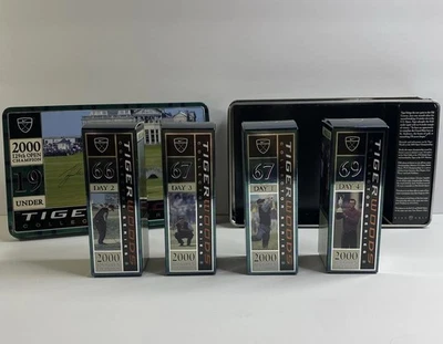 Pelotas de golf Nike Tiger Woods Collector Series TIN 2 129th Open Champion 2000 de colección Foto 1 de 4