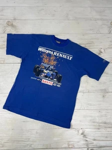 Vintage Williams Renault F1 Racing T-Shirt 90er Herren Gr. L blau - Bild 1 von 16