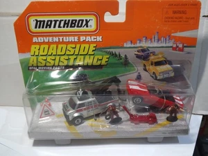 1997 Matchbox Roadside Assistance Adventure Pack  Tow Truck & Red Camaro SS - Picture 1 of 5