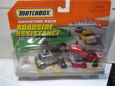 1997 Matchbox Roadside Assistance Adventure Pack  Tow Truck & Red Camaro SS - Image 1 of 4