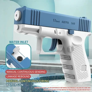 New Summer Water Gun Toys Bursts Pistol Small Size High-pressure Strong Charging - Picture 1 of 2