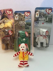 mcdonalds ty beanie babies 1999 set e berretto Ty Ronald 2004 - Foto 1 di 3