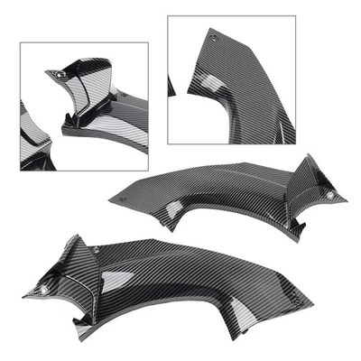 2x Carbon Look Air Intake Cover Carbon Fiber For Kawasaki Ninja ZX-14R 2012-2020 Foto 1 de 4