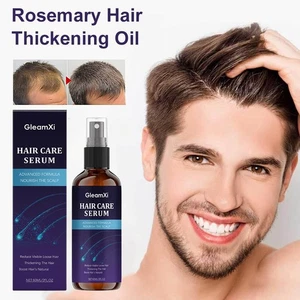 60ml Rosemary Hair Thickening Oil for Hair Care Serum Nourishes Natural Fast - Bild 1 von 8