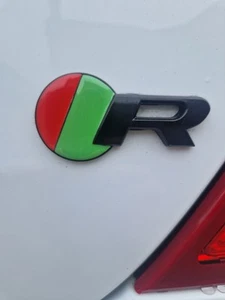 JAGUAR R BOOT BADGE RED/GREEN/BLACK E F-PACE XJ XK XJR XJS XF XE - Picture 1 of 4