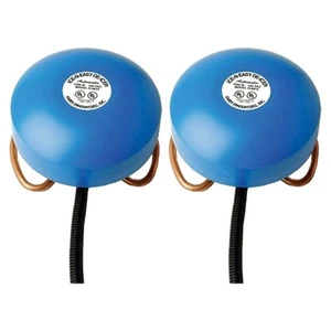 Farm Innovators Economical 1000 Watt Floating Metal Tank De-Icer, 2 Pack, Blue - Picture 1 of 7