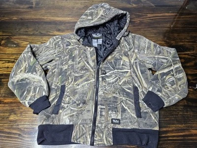 Walls Legend Camouflage Hunting Coat Jacket With Hood Size Large Realtree Max-5 - Image 1 of 4