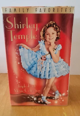 Shirley Temple VHS Triple Pack Movie Collection Sealed - Image 1 of 4