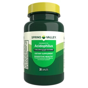 Spring Valley Probiotic Acidophilus Dietary Supplement, 30 Count - Picture 1 of 5