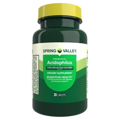 Spring Valley Probiotic Acidophilus Dietary Supplement, 30 Count - Image 1 of 4