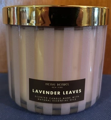 Bath & Body Works HENRI BENDEL "LAVENDER LEAVES" 3-Wick 14.5 oz Candle - NEW - Image 1 of 3