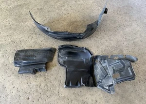 1990-96 Nissan 300ZX Z32 OEM Driver Side Front Fender Liner. Splash Guard. 3 Pc - Picture 1 of 11