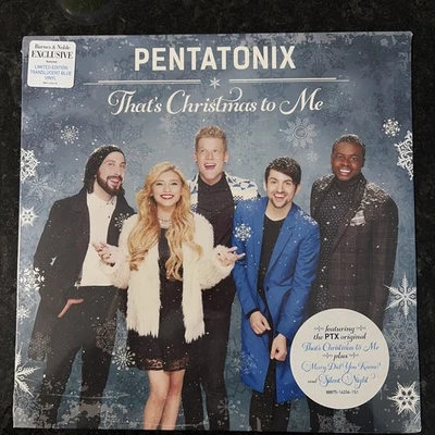 Pentatonix That’s Christmas To Me B&N Exclusive Rare Color Blue Vinyl Record LP - Image 1 of 4