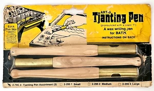 Vintage Artis Tjanting Stift 3er Pack Größen Wachs Schreibstift für Batik offene Verpackung - Bild 1 von 14