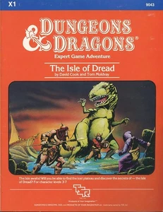 X1 THE ISLE OF DREAD EXC+! Vintage D&D Module TSR Dungeons Dragons Adventure DND - Picture 1 of 2