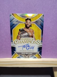 Trick Williams 2025 Topps Chrome WWE #MOC-TW Marks of Champions Auto 144/150 - Picture 1 of 3