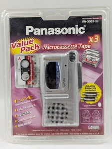 Grabadora Microcassette Panasonic RN-305 NUEVO Sistema Activado por Voz Micrófono Incorporado - Imagen 1 de 3
